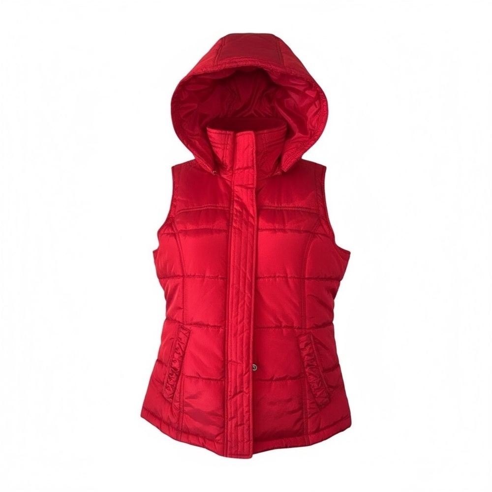 New York & Company Jackets a Coat Red Women’s Vest Buffer Jacket . Size XS